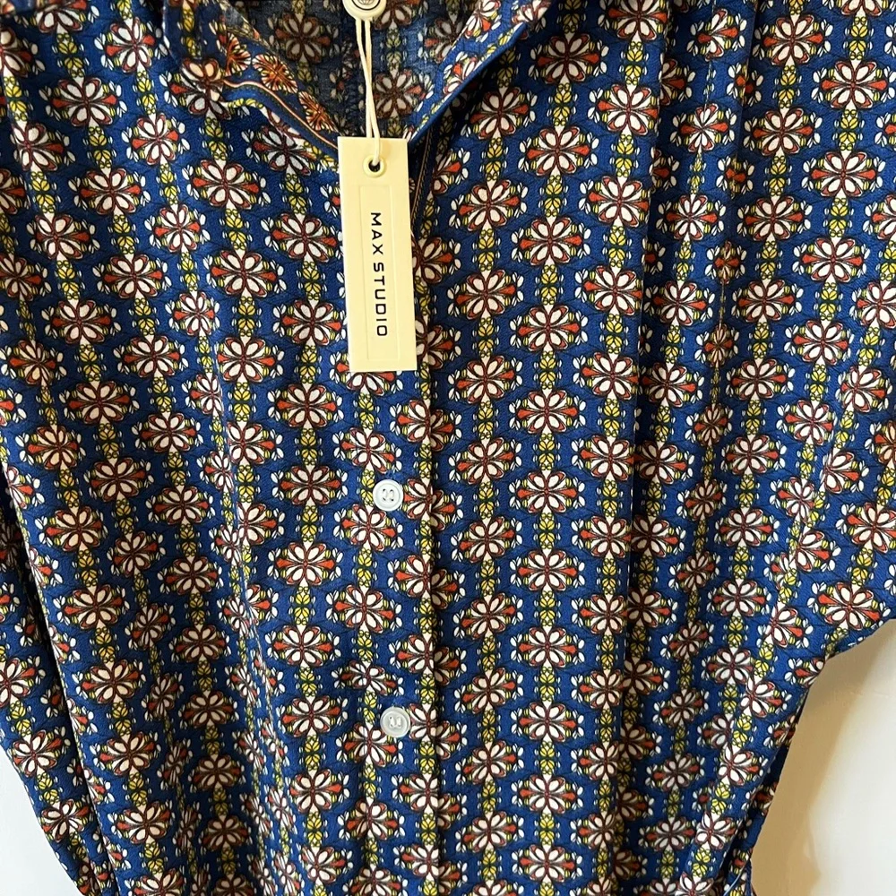 NWT Max Studio Belted Jumpsuit - Picture 4 of 5